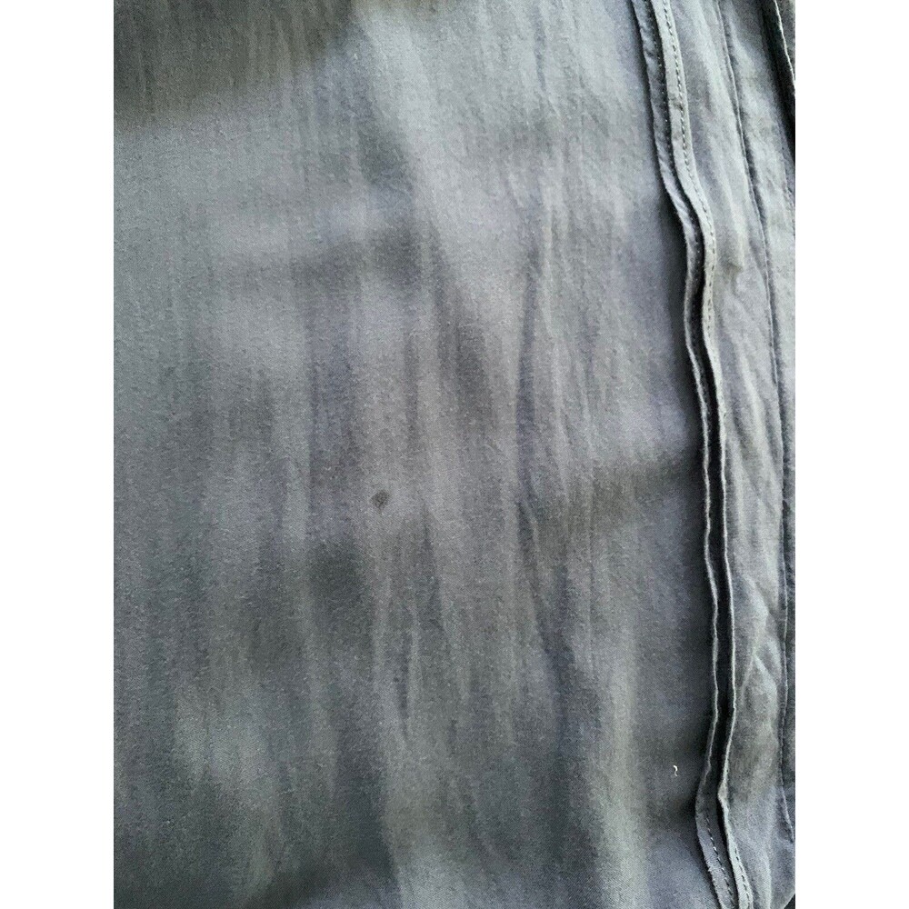 Converse Pleated Flowy Skater Mini Tank Dress Medium Blue Gray Rayon Athleisure - Picture 15 of 16